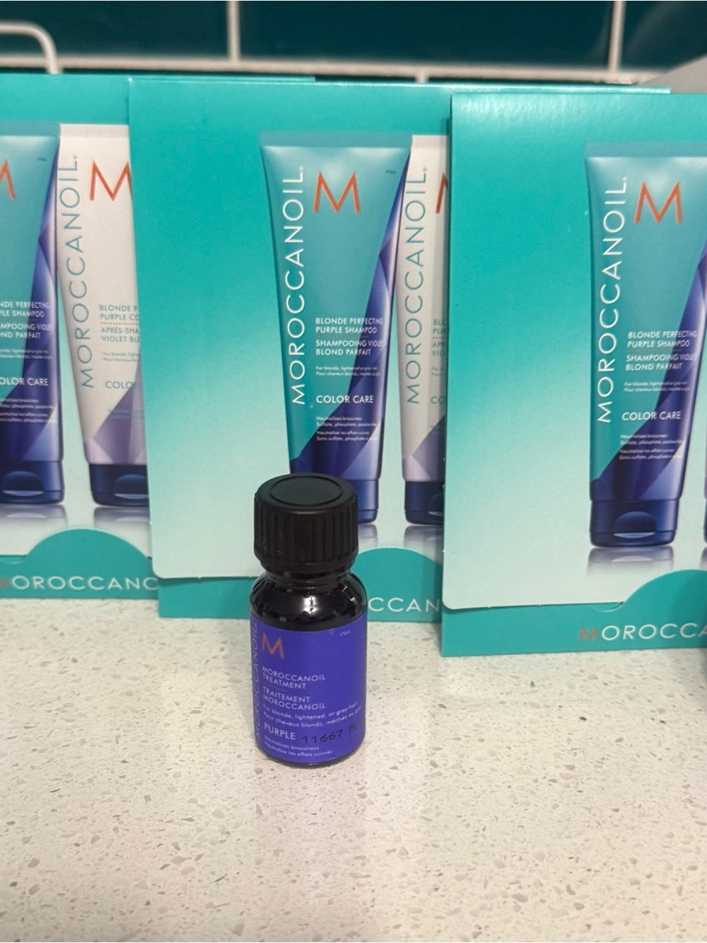 Moroccanoil Purple Treatment Oil β Violet/Blue Hair Color Care 3 S